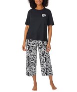 DKNY Women&#39;s 2-Piece Pajama Set (Black, S), Small - £26.19 GBP