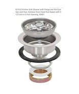 EZ-FLO Kitchen Sink Strainer with Flange and Brass Slip-Joint Nut New - $6.80