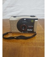 Vivitar PN2011 Panoramic Point And Shoot Focus Free 35mm Film Camera - $8.56