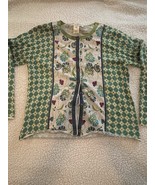 Vintage Susan Bristol Bright and colorful cardigan Size Large Round Neck - €23,97 EUR
