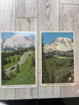 Postcard Washington State, Mt. Rainier National Park Paradise Valley Road To Sun - £3.98 GBP