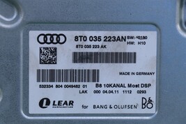 2011-2012 Audi Q5 Radio Audio Stereo Amp Amplifier 8t0-035-223AN Bang & Olufsen image 5