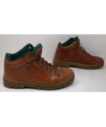 Vintage Y2K Skechers Chunky Ankle Boots Leather Lace Up Brown Shoes Mens... - $42.94