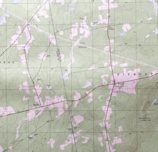 Map Dixmont Maine 1982 Topographic Geological Survey 1:24000 27 x 22&quot; TOPO5 - $44.99