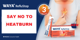 WAYA STOPreflux  gastroesophageal reflux, Heatburns,5 PACK x14 sachets, - £49.98 GBP