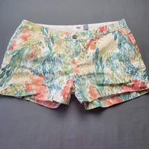 Old Navy Women Shorts Size 8 White Preppy Y2K Floral Shortie Classic Lightweight - £12.81 GBP