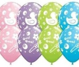 11" Rubber Ducky Latex Balloons (10) - $4.44