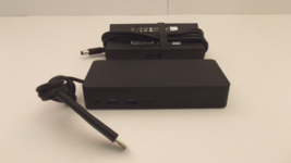 Dell D6000 0M4TJG Type C &amp; USB 3.0 Universal Dock Black w/Adapter A-6 - £73.06 GBP