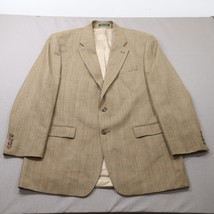 Lauren Ralph Lauren Mens Blazer Jacket Silk Wool Plaid Size 43L Sports Coat - $31.19
