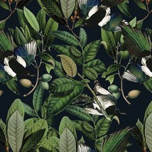 Veelike Tropical Jungle Leaves Peel And Stick Wallpaper 17.7&#39;&#39;X118&#39;&#39; Rainforest - £32.16 GBP