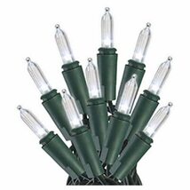 V44538-88S Staylit Mini 100-Light Set, Cool White LED, Green Wire - Quan... - $600.86 MXN
