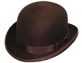 Bowler Hat / Derby Hat / Wool / Deluxe / Black / Ivory / Brown / Gray - $34.99+