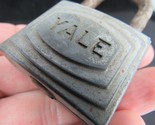 ANTIQUE padlock vintage YALE pad lock made in USA - $14.95