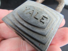 ANTIQUE padlock vintage YALE pad lock made in USA - $15.99