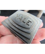 ANTIQUE padlock vintage YALE pad lock made in USA - $15.99