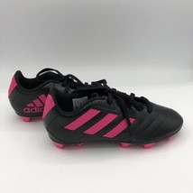 Adidas Kid&#39;s Goletto VIII FG Soccer Cleats GX6907 Black/Pink Size Girl&#39;s 2 - £16.26 GBP