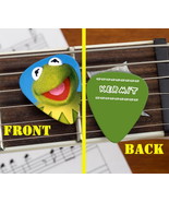 Set of 3 Muppet Kermit the Frog premium Promo Guitar Pick Pic - £6.91 GBP