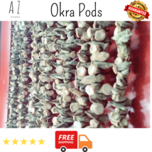 Premium Dried Okra Pods High-Quality, Hand-Picked Okra for Cooking بامية ناشفة - $17.09+