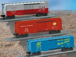 LIONEL- 39253- 6464 Archive Boxcar 3 Car Set - L&amp;N/D&amp;M/NS - 0/027 - New - B11R - £92.54 GBP