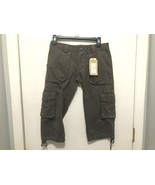 NWT Triple R Streetwear Cropped Cargo Pants Women&#39;s 27 - 28 Inch Waist P... - £20.23 GBP