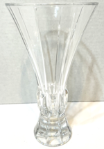 VTG Royal Limited Crystal Fluted Shaped Vase Czech Replublic 8.5&quot; Tall - $17.55