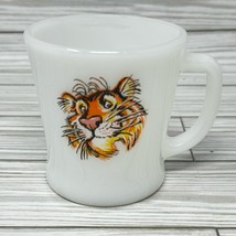 Anchor Hocking Fire King Esso Tiger Exxon Milk Glass Coffee Mug - £10.97 GBP