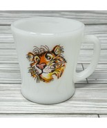 Anchor Hocking Fire King Esso Tiger Exxon Milk Glass Coffee Mug - £10.81 GBP