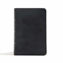 CSB Large Print Compact Reference Bible, Black LeatherTouch CSB Bibles b... - £19.66 GBP