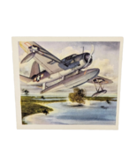 Vought-Sikorsky &quot;Kingfisher&quot; 1942 Coca Cola America&#39;s Fighting Planes Card - $4.94