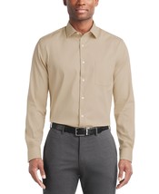 Van Heusen Men&#39;s Stain Shield Regular Fit Dress Shirt - Buff-15-15.5 34/35 - £15.97 GBP