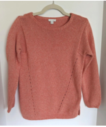J. Jill Sweater Orange Long XS Missy Cotton Spring Color Excellent Condi... - $214.47 MXN