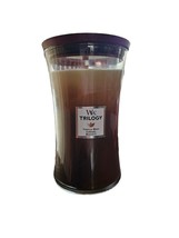 WoodWick Candle Cafe Sweets Trilogy Vanilla Bean Caramel Biscotti Large ... - $29.99