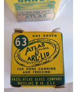 Vintage #63 Atlas Seal-All Arc-lid caps and rings NOS - £19.02 GBP