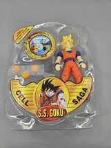 Dragon Ball Z SS Goku Irwin Cell Saga DBZ Action Figure Irwin Yellow Art RARE - £61.65 GBP