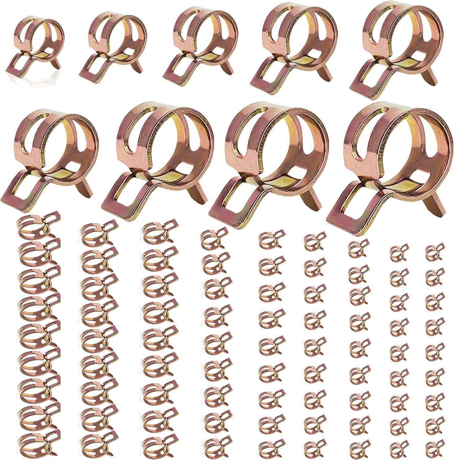 Fuel Line Clamps Pressure Clamps Gas Line Spring Band Type Action Pipe, ... - $35.94