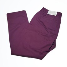 Christopher &amp; Banks Bright Maroon High Rise Relaxed Straight Fit Jeans S... - $33.25