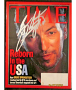 BRUCE SPRINGSTEEN : AMER,SINGER ( ORIGINAL AUTOGRAPH TIME MAGAZINE) CLASSIC - $593.99