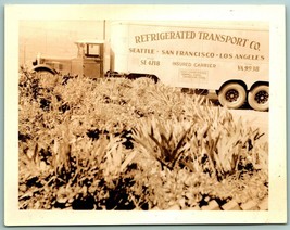 Vintage Photo Snapshot Refrigerated Transport Company Truck 4 1/2&quot; x 3 1/2&quot; B13 - £7.84 GBP
