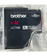 Brother LC75 M High Yield (XL Series) Magenta Ink Cartridge Brand New Se... - $9.74