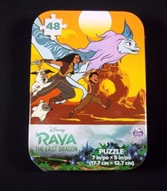 Raya and the Last Dragon mini puzzle in collector tin 48 pcs New Sealed - $4.00