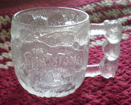 Flintstone&#39;s Rocky Road Glass Mug 1993 McDonalds - $15.99