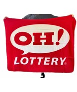 OHIO LOTTERY PROMO LARGE FLEECE THROW BLACKET gift to cash explosion win... - €33,36 EUR