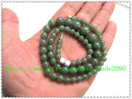 Free Shipping -  Natural Green jadeite jade natural jade prayer / meditation / y - £30.80 GBP