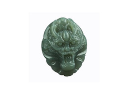 Free Shipping -  Amulet 2013 year Real Natural green jade jadeite Dragon... - $26.00