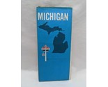 Vintage 1968 Standard Oil Michigan Brochure Map - £17.76 GBP