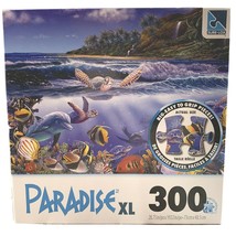 Paradise XL Jigsaw Puzzle 300 pieces Sure-Lox Turtle Town Joy - $14.55