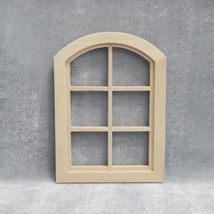 AirAds Dollhouse DIY 1:12 Scale Miniature Window Frame Unfinished Wood Windows - £5.39 GBP