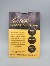 Kodak Indoor Guide for Panatomic-X, Plus-X, Super XX Flood Light Flash L... - $3.45