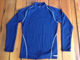 Nike Sphere Quick Dry Blue Long Sleeve Team Pro Workout Sports Travel Sh... - $24.74