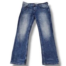 Projek Raw Jeans Size 38 W39&quot; x L31&quot; HIRI Skinny Jeans Stretch Blue Deni... - $31.97